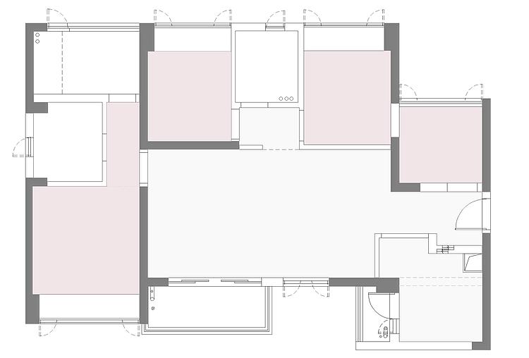 没有沙发墙的房子怎么设计好看,省钱设计房屋