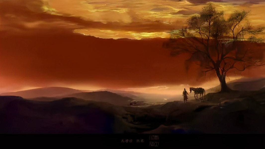 秋日的黄昏古道上，骑着瘦马哼着小曲的马致远，唱出最感人的秋思