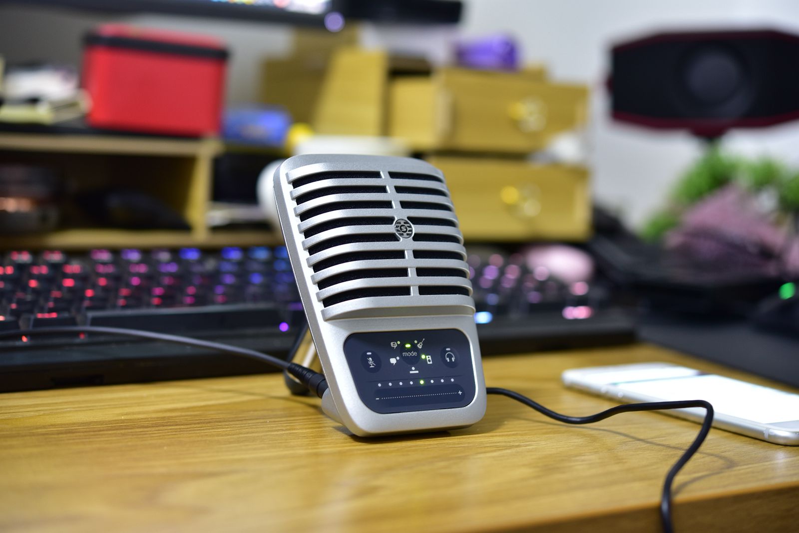 舒尔mv51对比罗德usb麦克风,舒尔mv51麦克风直播怎么用