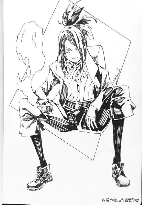 绘画素材|唯美二次元人物线稿，排线临摹练习