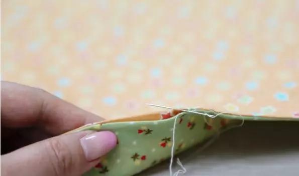 手工布艺抽绳收纳材料包,创意diy布艺抽绳钥匙包