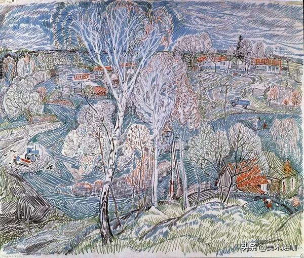 德国风景素描大全,东欧风景素描