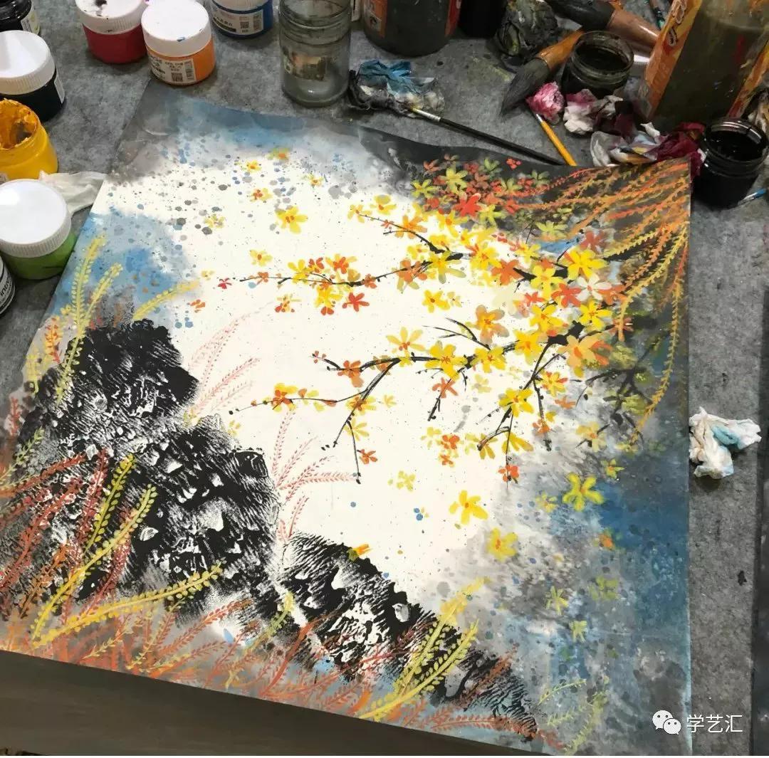 绘画水墨作品大全,水墨画儿童绘画技法新教程