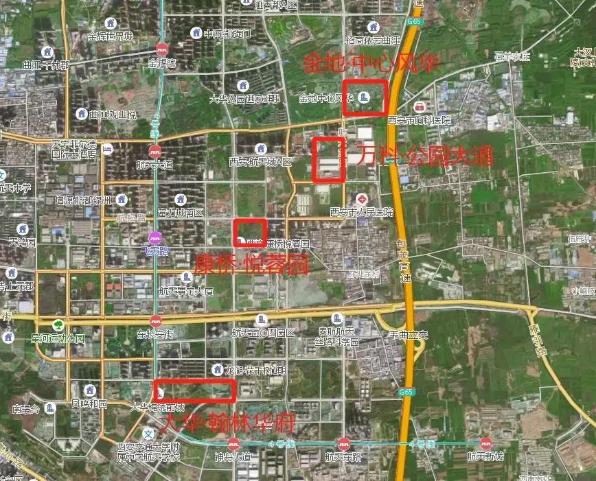 曲江板块分析,曲江二期板块和航天二期板块