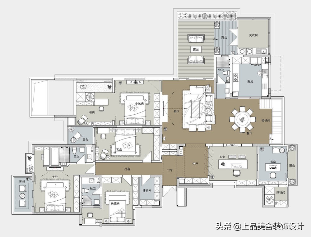 中式装修复式楼小户型,装修复式轻奢风格小户型合肥