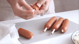 芝士热狗零食,香甜酥脆芝士热狗