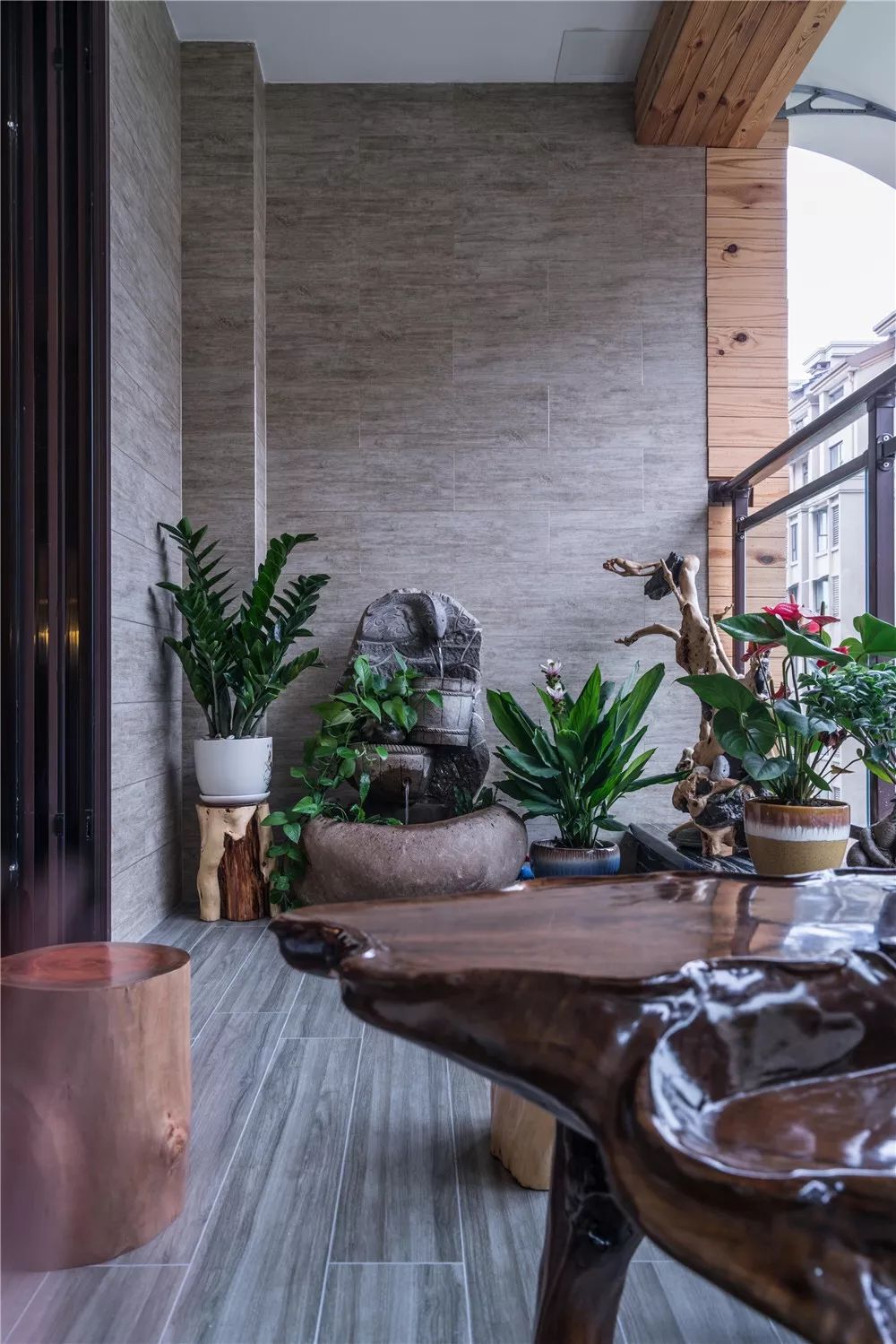 新中式风格无主灯140平装修,140平客厅新中式装修效果图