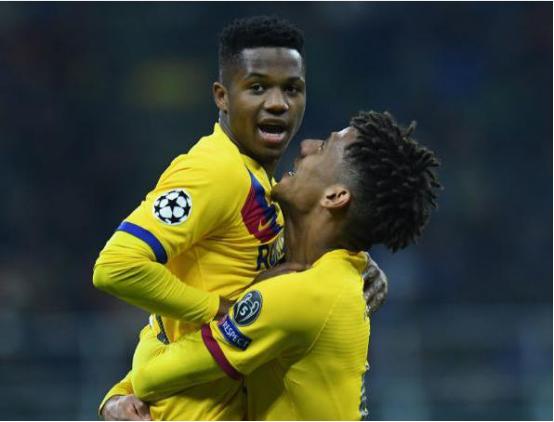 巴萨新秀法蒂近况,巴塞欧冠进球