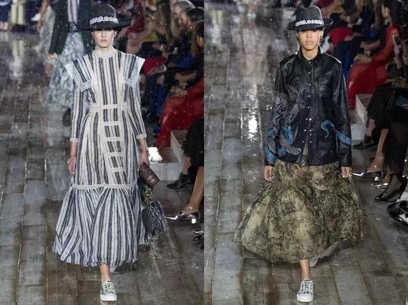 天气回暖怎么穿?裙子+运动鞋是时尚人群中热度最高的搭配法则