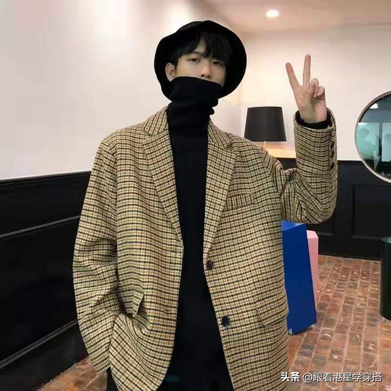 黎明原振侠西装,黎明原振侠穿搭黑皮衣