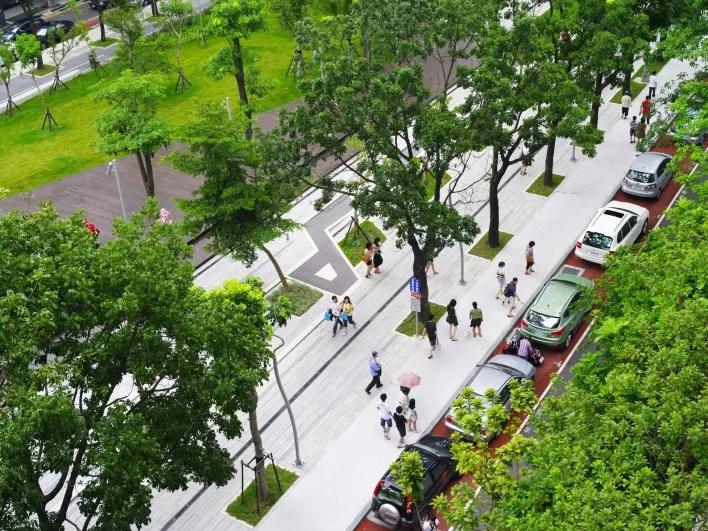 道路设计效果图,个性路面设计