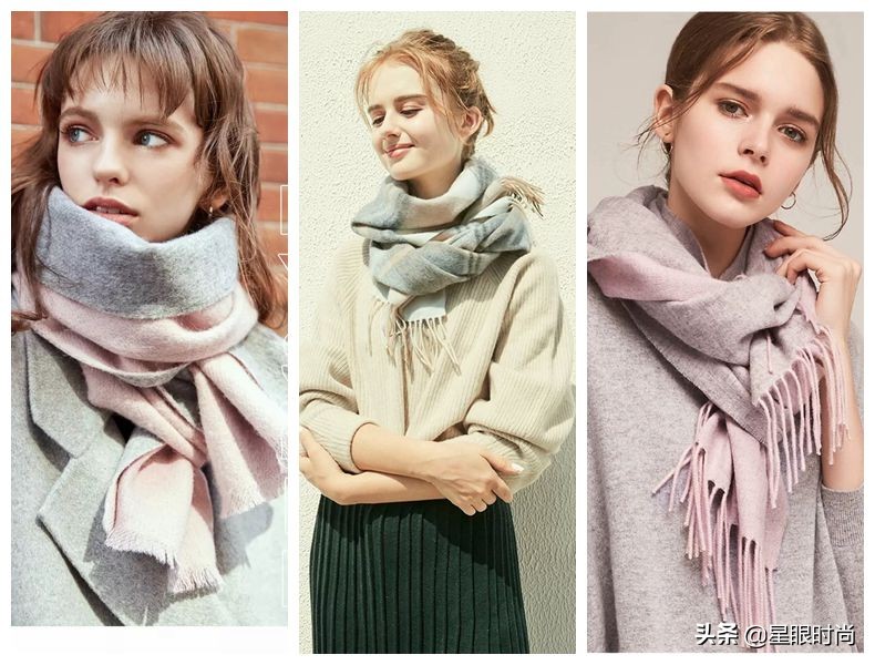 秋冬纯色保暖围巾女,秋冬保暖围巾