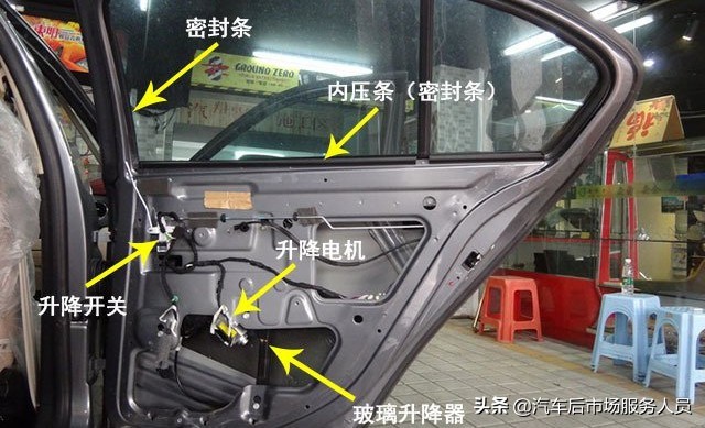 五菱宏光玻璃升降器故障处理,玻璃升降器的常见故障及维修方法