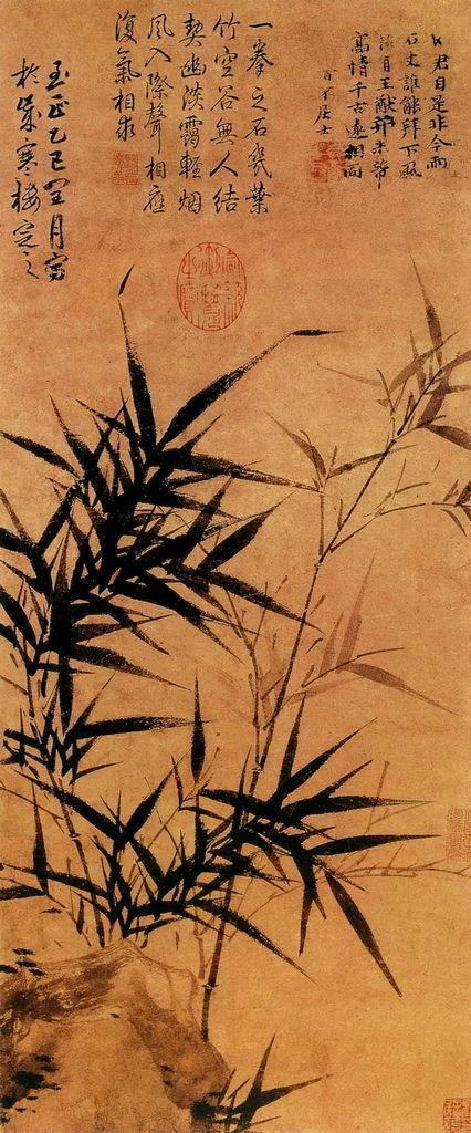 画竹子最好的是郑板桥吗,郑板桥十大竹子画