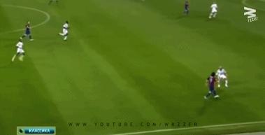 梅西丝滑停球破门,丝滑过人国外