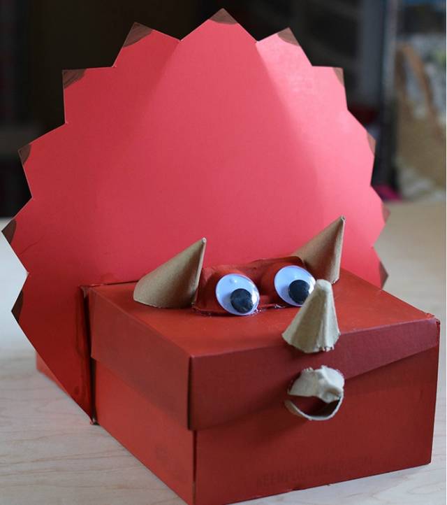 鞋盒手工创意小学,4-6岁儿童鞋盒手工小汽车