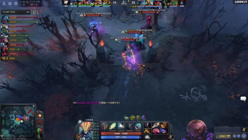 dota2ti9lgd阵容,dota2ti9全明星队员出场