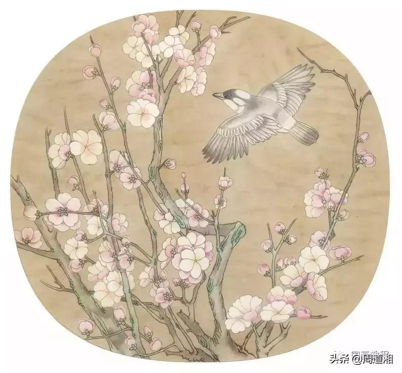 宋人工笔花鸟临摹步骤,工笔花鸟玉兰的画法