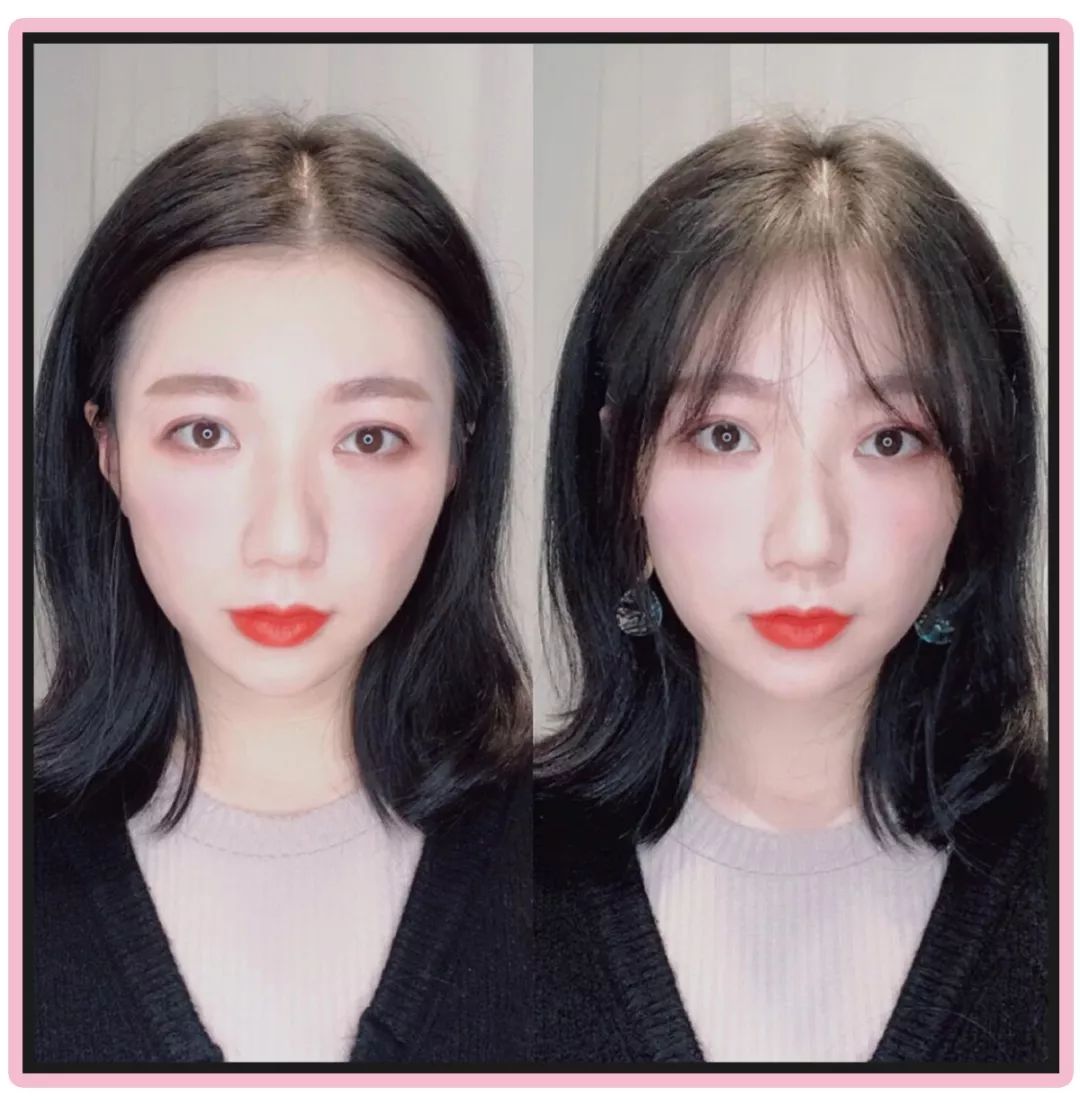 脸大和脸小剪什么刘海好看,脸大又有刘海绑头发怎么显脸小
