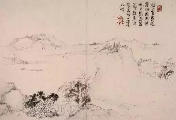 枯笔之境的书法作品,枯笔之境