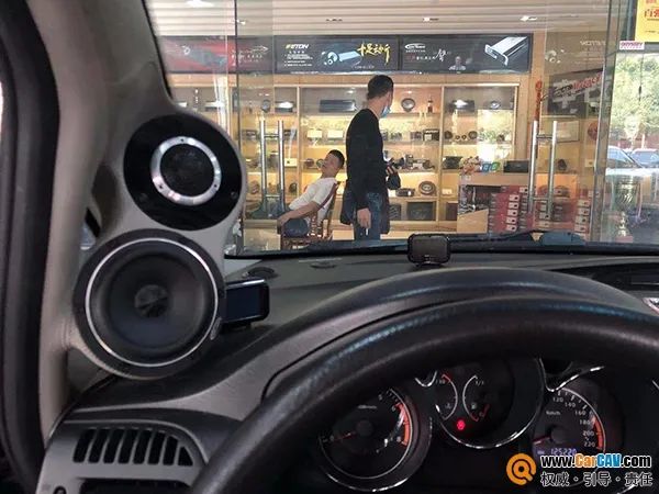 音响升级劲浪亚麻三分频,海马普力马汽车音响