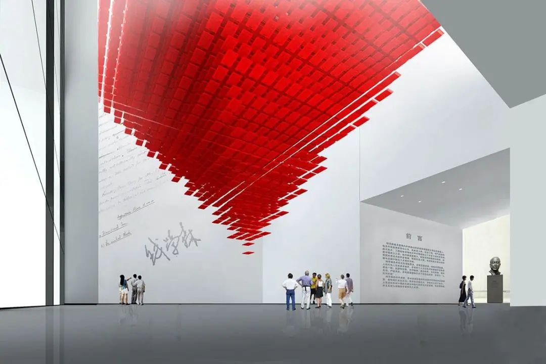 展馆序厅效果图,展馆序厅设计