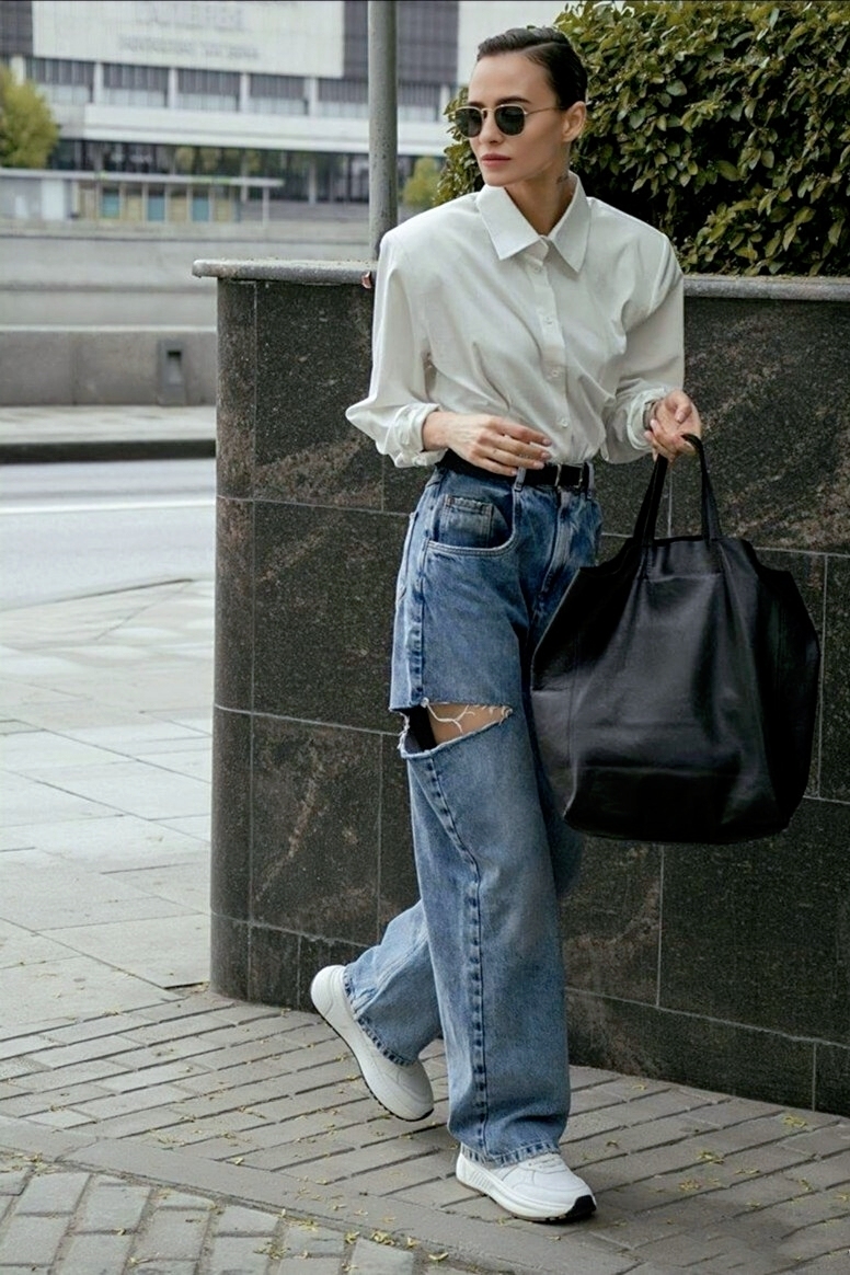 秋冬小白鞋怎么穿搭最好看,初秋鞋子百搭