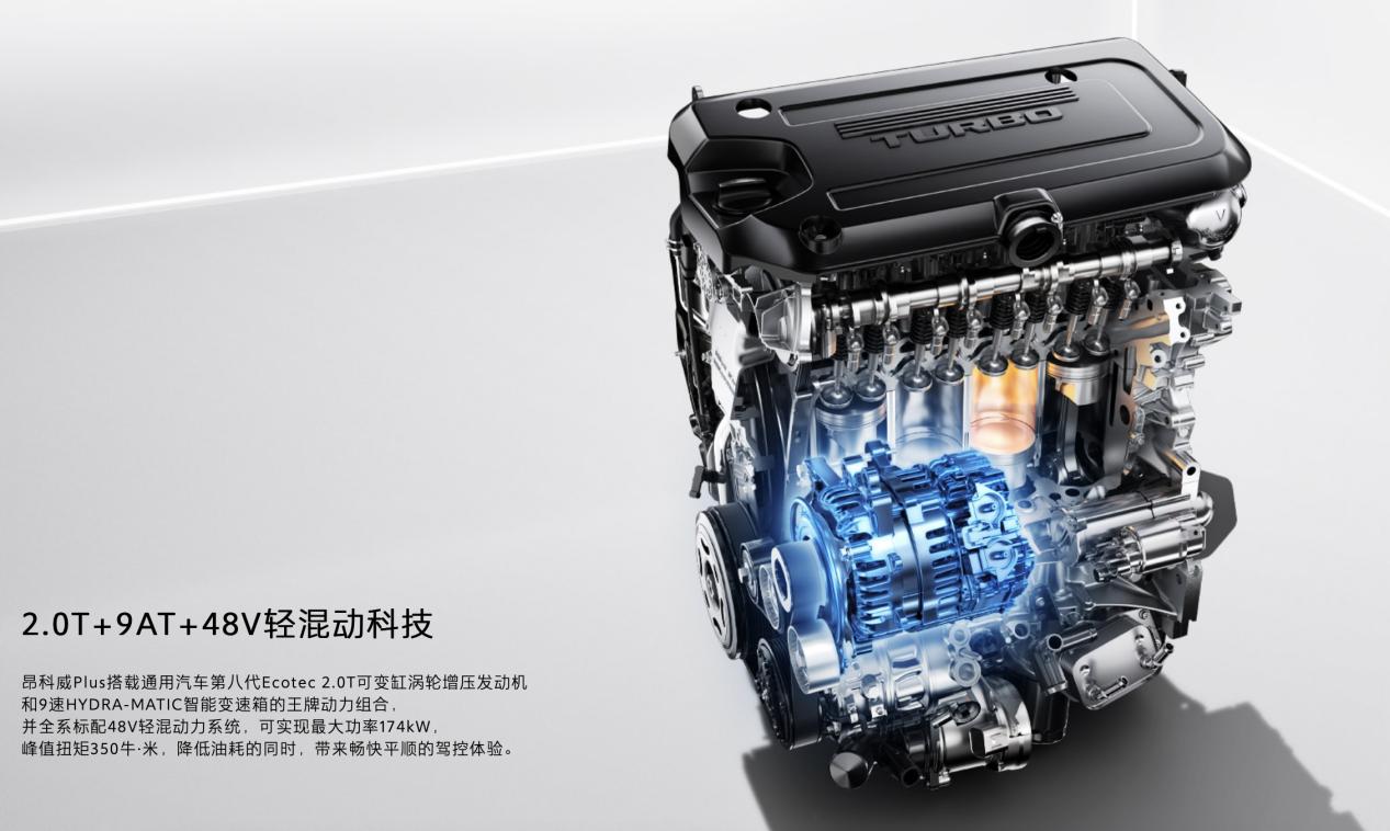 昂科威plus2022款1.5t和2.0t动力,武装黑科技