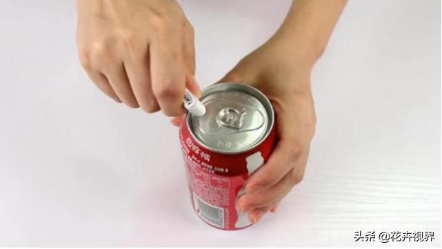 易拉罐可乐拉环断了怎么办,花生牛奶易拉罐拉环断了怎么开