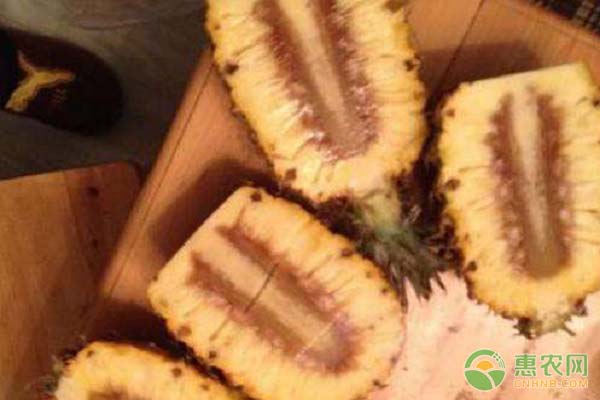 菠萝黑心褐化怎么回事,菠萝黑心怎么处理