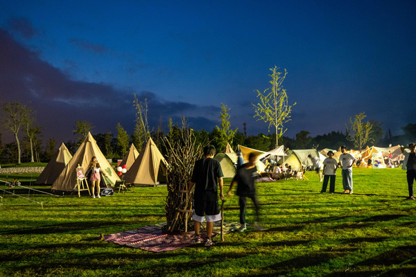 不一样的中秋回忆，来长兴岛郊野公园体验露营趴