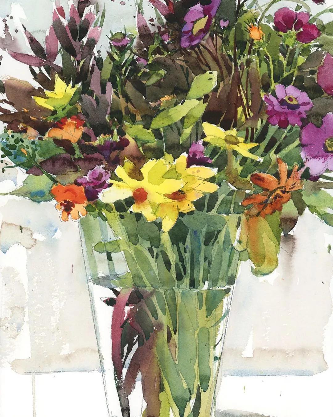 酣畅淋漓的水彩,酣畅淋漓水彩