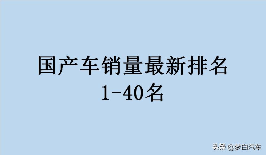 国产车销量排行2021-2022,红旗哈弗长安吉利奇瑞哪个好