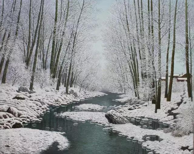 浅绛山水画给人的感觉,浅绛与焦墨山水画收藏