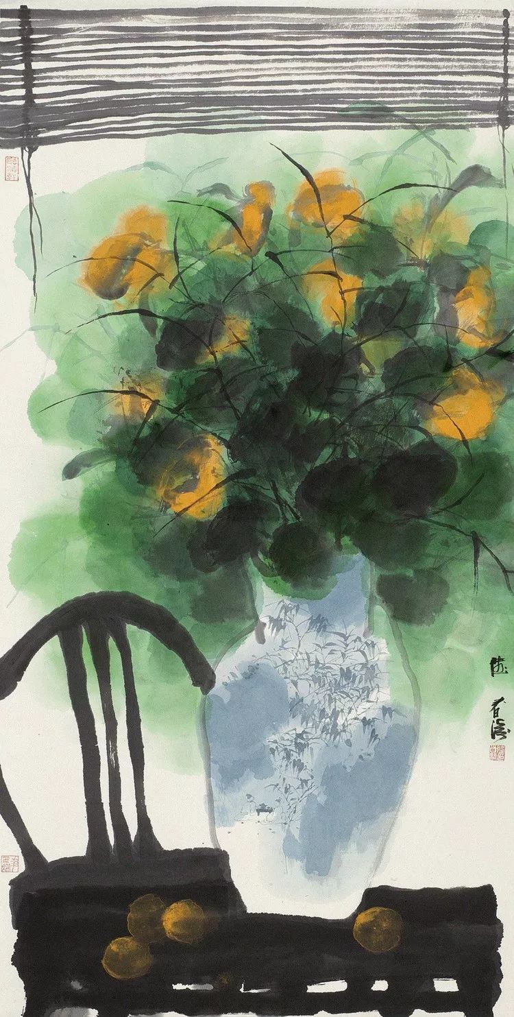 他说画画就是玩玩而已，一不小心成了艺术家