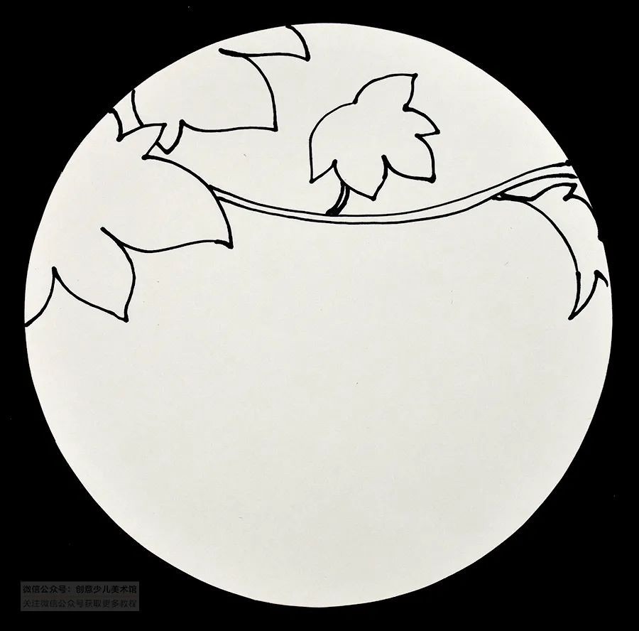 儿童画国画苦瓜的画法,儿童画教程植物