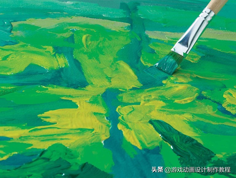 水粉画笔触教程简单,水粉画风景初学者教程步骤