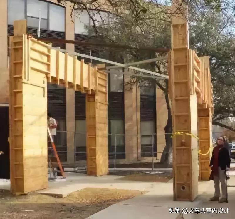 夯土水泥艺术外墙,夯土墙质感