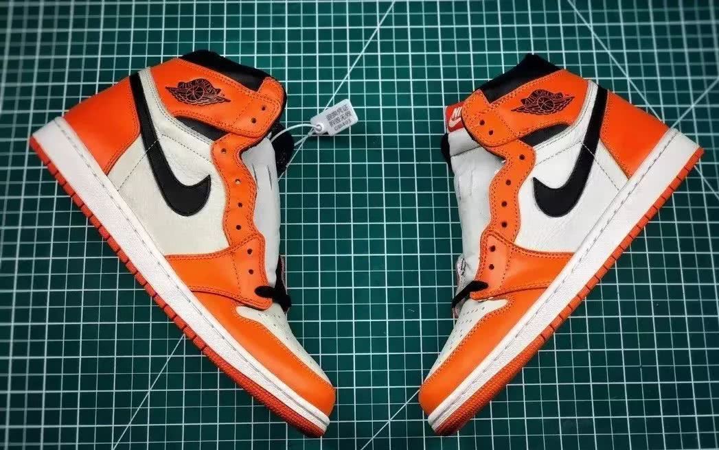 airjordan1白橙扣碎,airjordan1低帮白鞋黑勾