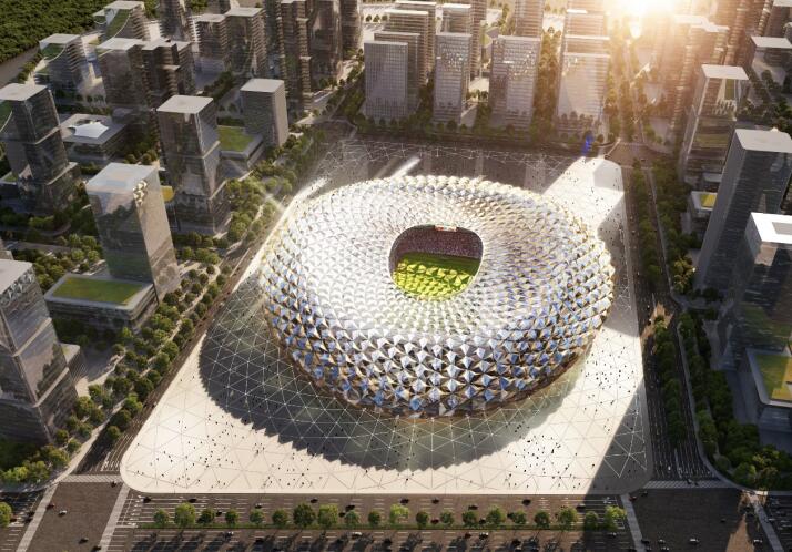 恒大新球场布局,恒大新球场建设过程