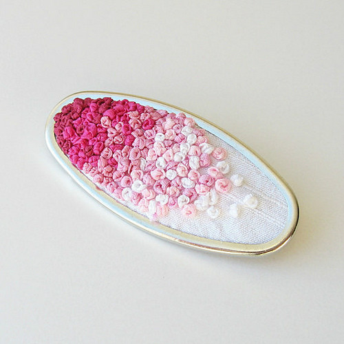 刺绣立体首饰教程,刺绣肌理首饰图案