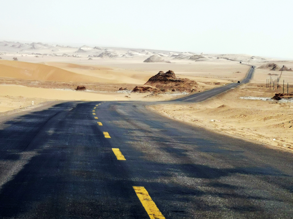 315国道戈壁,酷道自驾