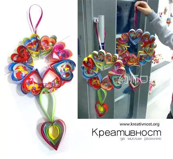 幼儿园元旦新年吊饰环创简单好看,幼儿园元旦墙面挂饰环创