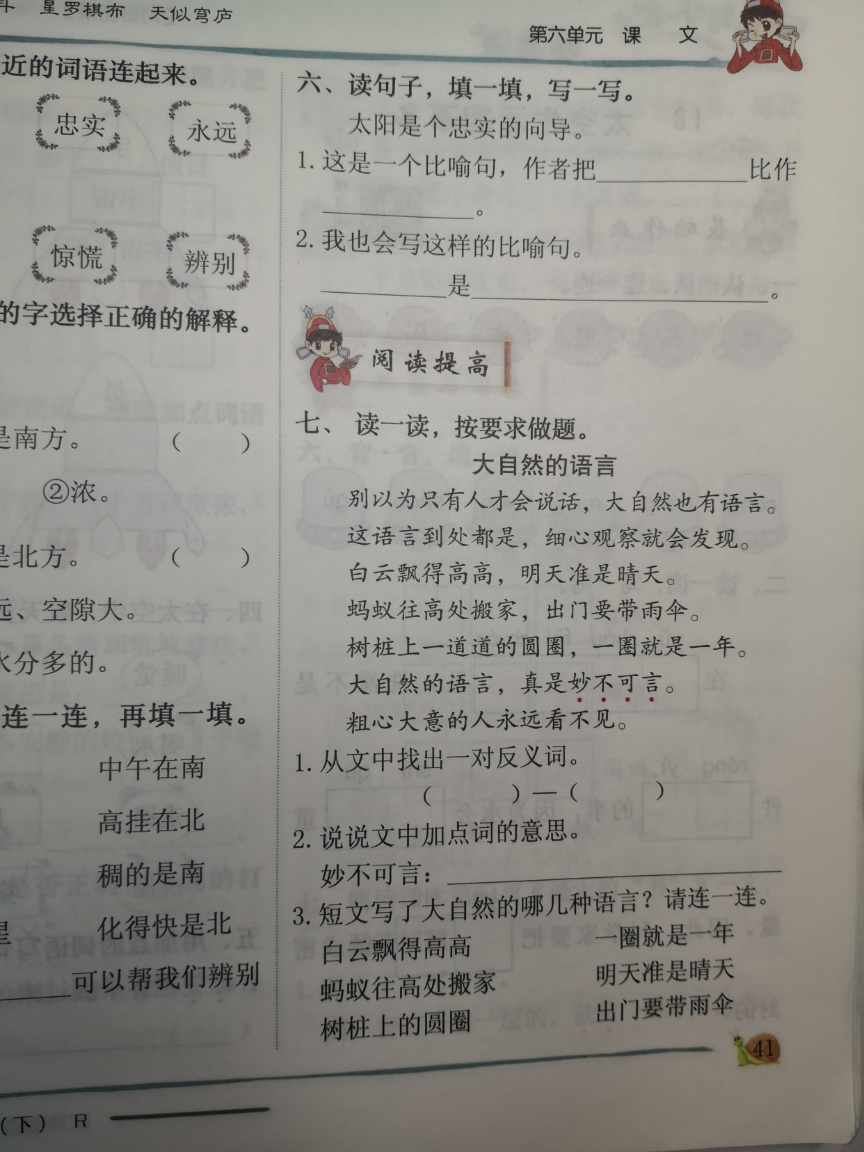 学好17课《要是你在野外迷了路》，知道什么是“天然指南针”