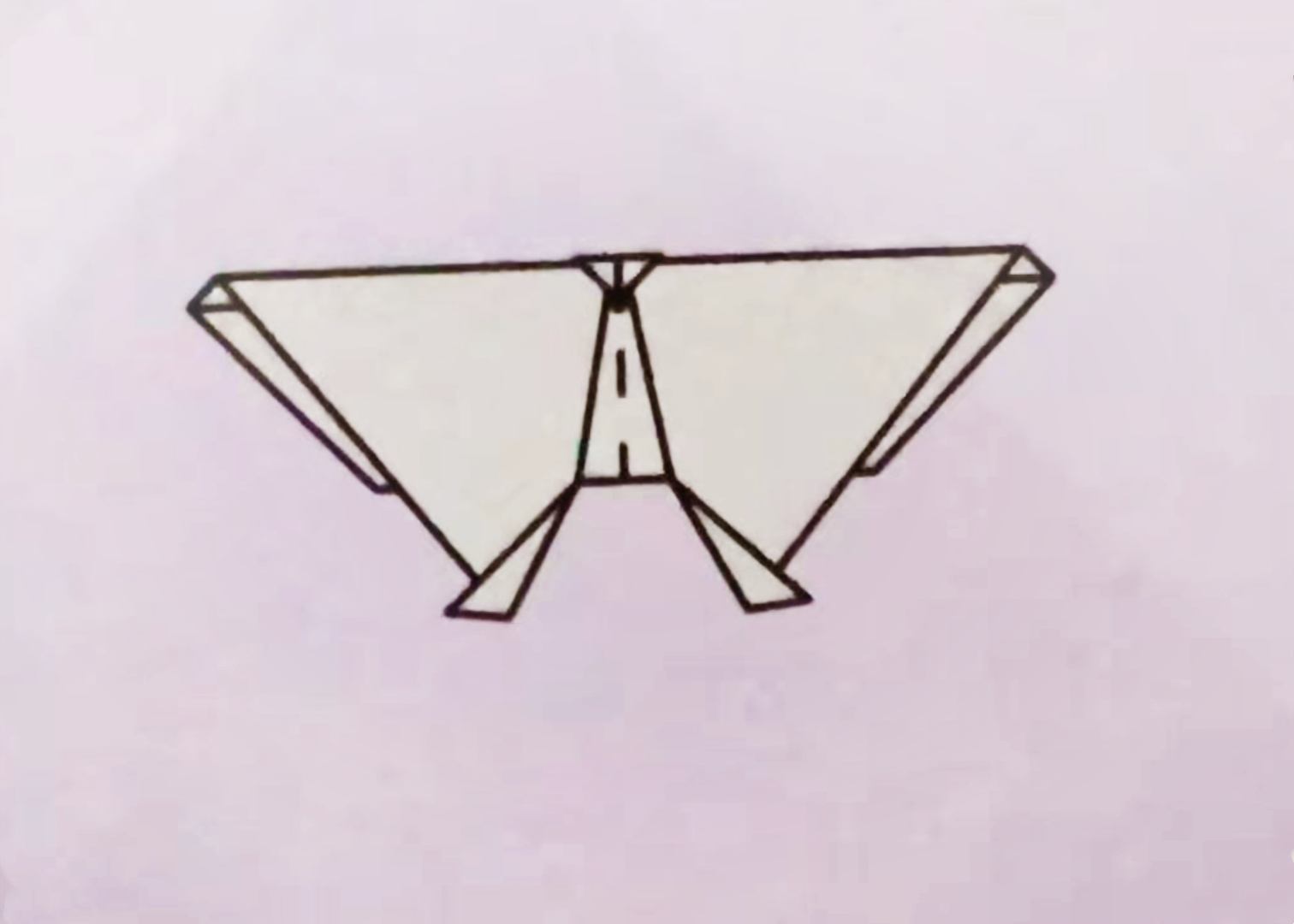 挂在钥匙扣上的手工折纸蝴蝶,手工折纸蝴蝶简单易学幼儿园