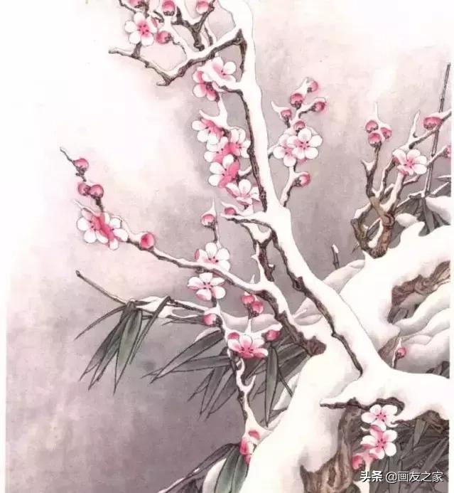 工笔梅花教学,工笔梅花设色技巧
