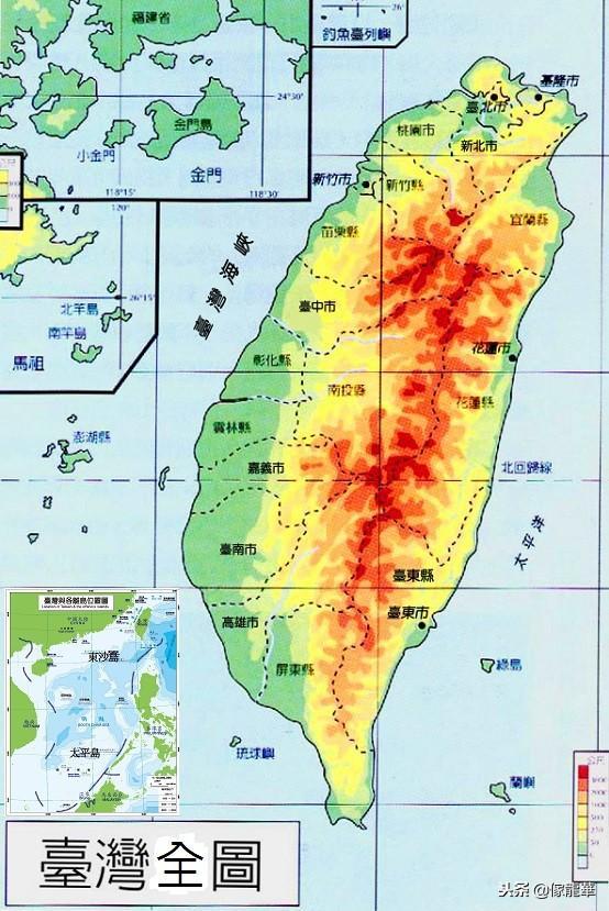 台湾省地图的图幅范围包括,地图可查台湾省各街道清晰可见