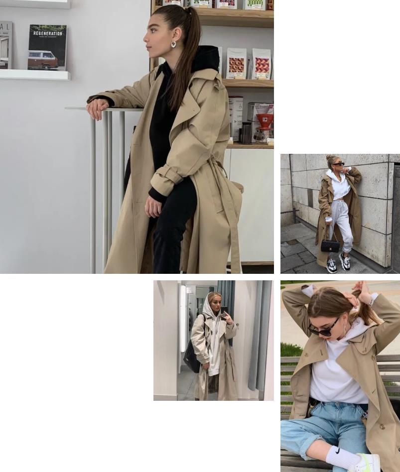 风衣10套穿搭,永不过时的风衣搭配图