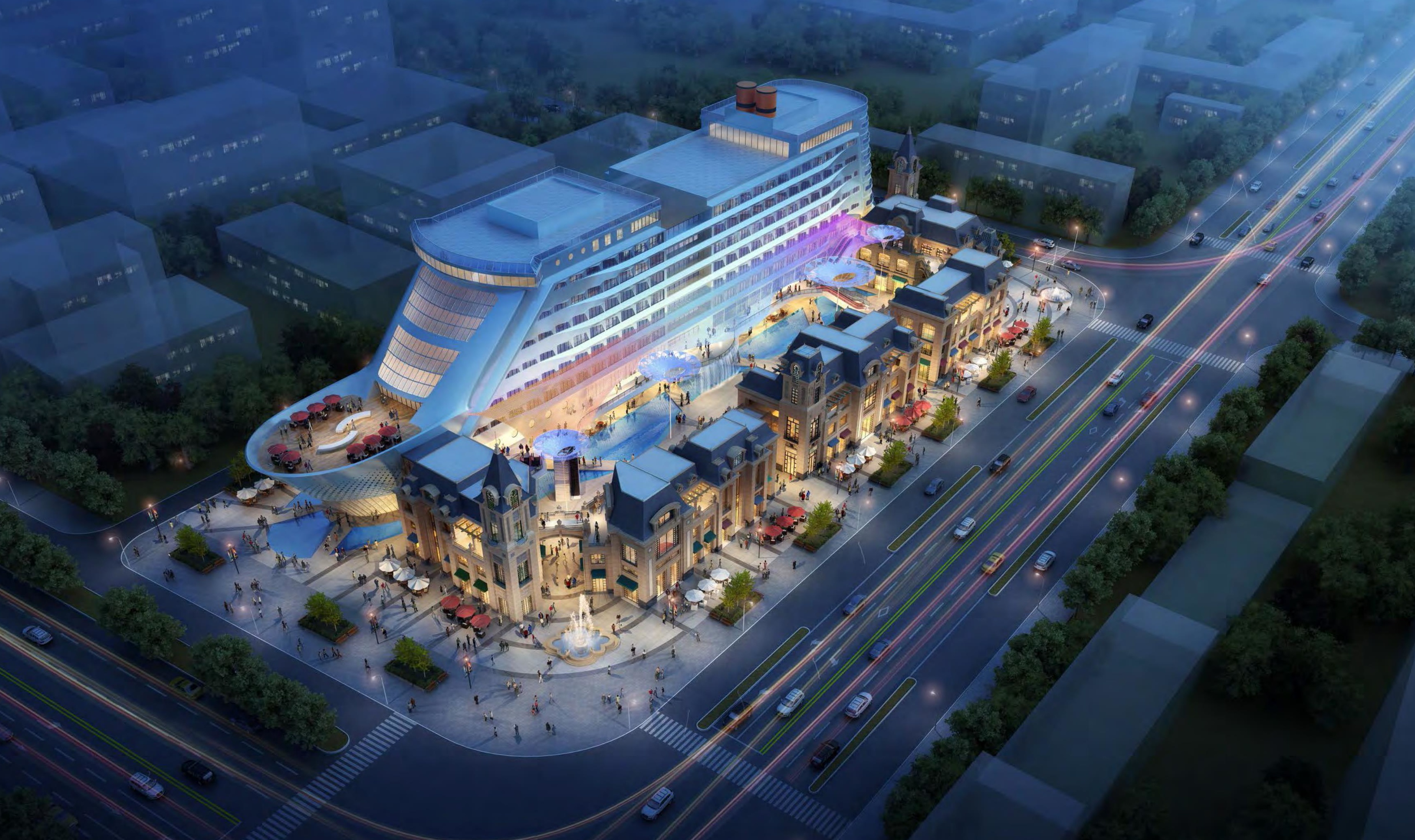 大宸设计：商住综合体设计·灵山龙胤城·昊成新天地