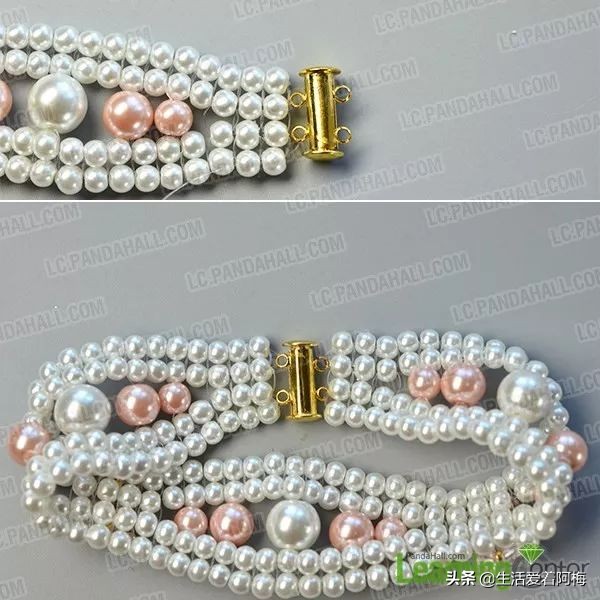 各种珠子串手链的教程,价值不菲的手链